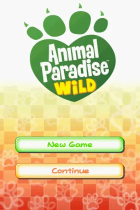 Animal Paradise - Wild (USA) (En,Fr,Es) screen shot title